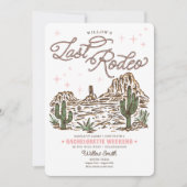 ワイルドウェスト・バチェロレッテ ラスト・ロデオ・イテイナリー 招待状 (正面)