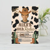 ワイルドウェスト・ロデオ誕生日パーティーでの冒険 招待状 (スタンド正面)