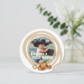 ワイルドウェスト | First Rodeo Birthday Partyの写真 招待状 (スタンド正面)