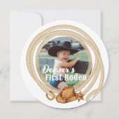 ワイルドウェスト | First Rodeo Birthday Partyの写真 招待状 (正面)