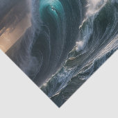 ワイルドウェーブ海航海のデコペ紙 薄葉紙 (詳細)