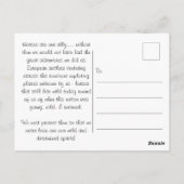 ワイルドウエストのアイコン – はがき (裏面)