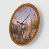 ワイルドウエストアクリル壁時計 ラージ壁時計 (傾斜)