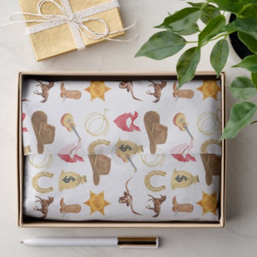 ワイルドウエストウェスタンカントリーロデオアニエージ誕生日 薄葉紙 (ギフト)