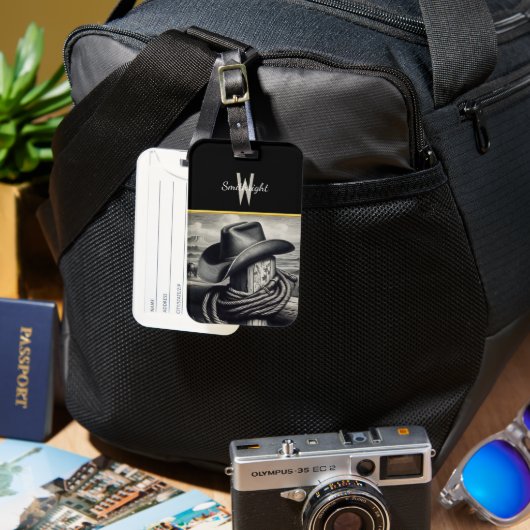 ワイルドウエストエレガンス ラゲッジタグ (正面&裏面)