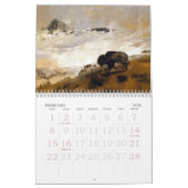 ワイルドウエストオイルペインティングカウボーイズインディアン | カレンダー (2月 2026)