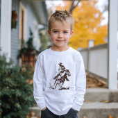 ワイルドウエストカウボーイオン長袖ボーイズTシャツ