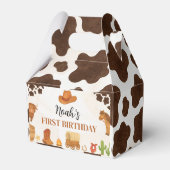 ワイルドウエストカウボーイカントリーウェスタン誕生日 フェイバーボックス (裏面サイド)