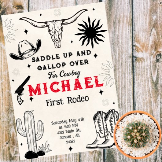 ワイルドウエストカウボーイカントリー 招待状