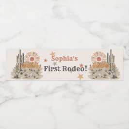 ワイルドウエストカウボーイバースデーパーティー水ボトルラベル ペットボトルラベル