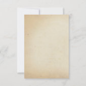 ワイルドウエストカウボーイバースデーパーティー サンキューカード (裏面)