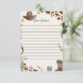 ワイルドウエストカウボーイバースデーパーティー サンキューカード (スタンド正面)