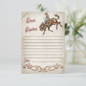ワイルドウエストカウボーイバースデーパーティー サンキューカード (スタンド正面)