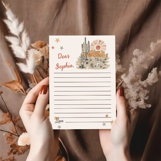 ワイルドウエストカウボーイバースデーパーティー サンキューカード