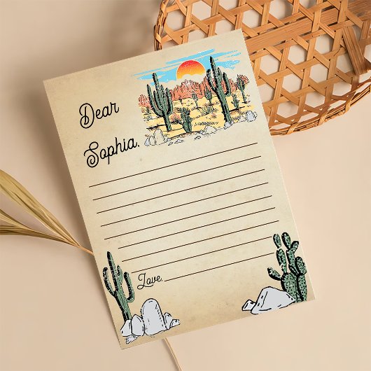 ワイルドウエストカウボーイバースデーパーティー サンキューカード