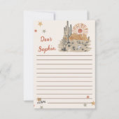 ワイルドウエストカウボーイバースデーパーティー サンキューカード (正面)