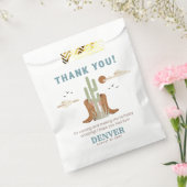 ワイルドウエストカウボーイバースデーパーティー フェイバーバッグ (封をした状態)