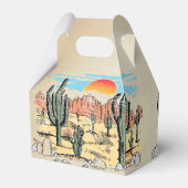 ワイルドウエストカウボーイバースデーパーティー フェイバーボックス (裏面サイド)