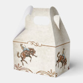 ワイルドウエストカウボーイバースデーパーティー フェイバーボックス (裏面サイド)