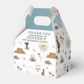 ワイルドウエストカウボーイバースデーパーティー フェイバーボックス (裏面サイド)