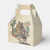 ワイルドウエストカウボーイバースデーパーティー フェイバーボックス (裏面サイド)