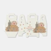 ワイルドウエストカウボーイバースデーパーティー フェイバーボックス (折り畳みなし)