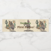 ワイルドウエストカウボーイバースデーパーティー ペットボトルラベル (シングルラベル)