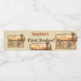 ワイルドウエストカウボーイバースデーパーティー ペットボトルラベル