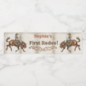 ワイルドウエストカウボーイバースデーパーティー ペットボトルラベル (シングルラベル)