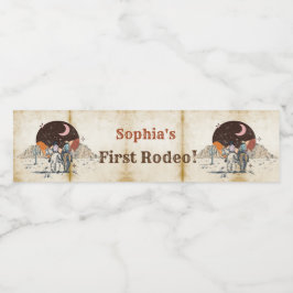 ワイルドウエストカウボーイバースデーパーティー ペットボトルラベル