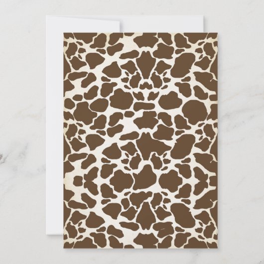 ワイルドウエストカウボーイファーストRodeo 1st誕生日 招待状 (裏面)