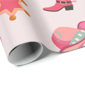 ワイルドウエストカウボーイブラウンラッピング紙 ラッピングペーパー (ロールコーナー)