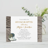 ワイルドウエストカウボーイブーツリハーサルディナー 招待状 (スタンド正面)