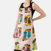 ワイルドウエストカウボーイブーツ:ファッションコンセプトパターン エプロン (インサイチュ)