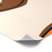 ワイルドウエストカウボーイブーツ：ファッションコンセプトパターン ポスター (角)