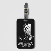 ワイルドウエストカウボーイブーツ ラゲッジタグ (正面縦)