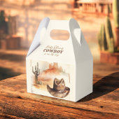 ワイルドウエストカウボーイベビーシャワー フェイバーボックス