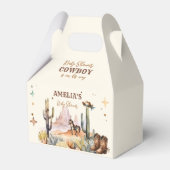 ワイルドウエストカウボーイベビーシャワー フェイバーボックス (正面サイド)