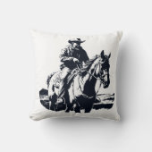 ワイルドウエストカウボーイホースバックライド クッション (正面)