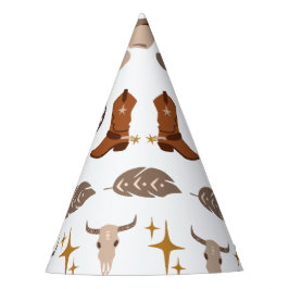 ワイルドウエストカウボーイロデオウェスタン誕生日 パーティーハット