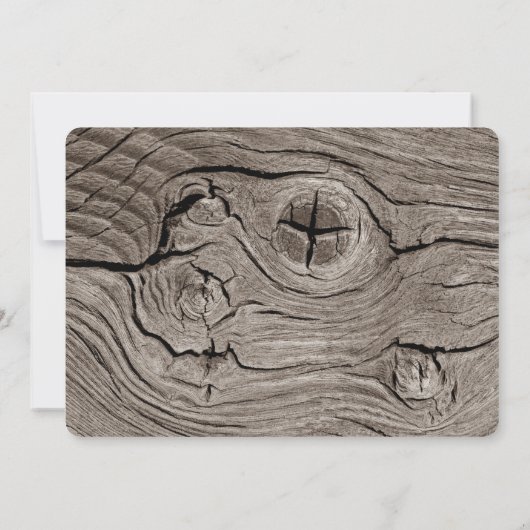 ワイルドウエストカウボーイ女性のカーボーイブーツ結婚ーズ 招待状 (裏面)