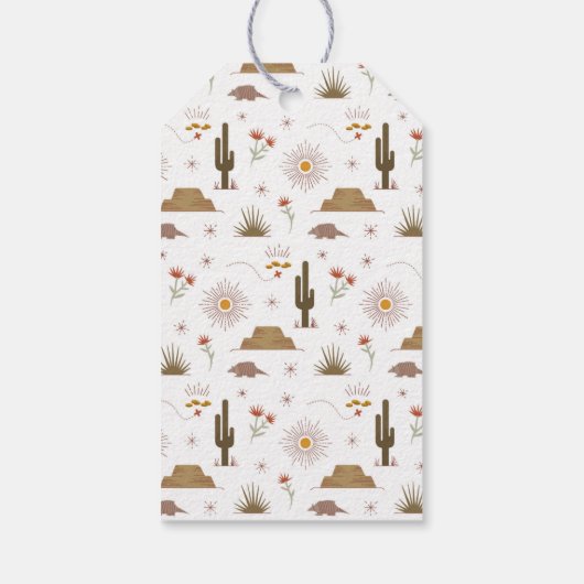 ワイルドウエストカウボーイ誕生日パーティーありがとうございますよろしくお願い ギフトタグ (裏面)