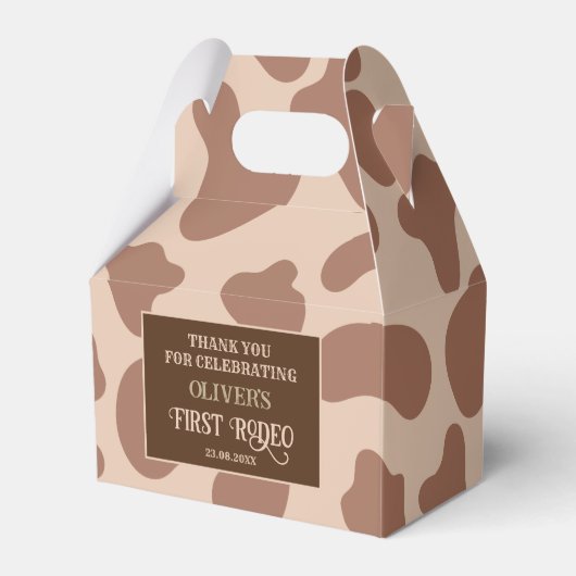 ワイルドウエストカウボーイ誕生日 フェイバーボックス (正面サイド)