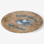 ワイルドウエストカウボーイ誕生日 ペーパープレート (アングル)