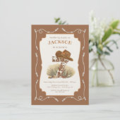 ワイルドウエストカウボーイ7th誕生日パーティー 招待状 (スタンド正面)