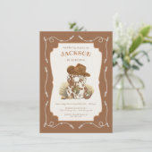 ワイルドウエストカウボーイ8thバースデーパーティー 招待状 (スタンド正面)