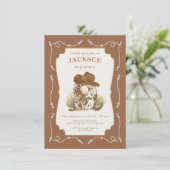 ワイルドウエストカウボーイ9thバースデーパーティー 招待状 (スタンド正面)