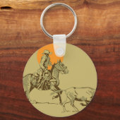 ワイルドウエストカウボーイ キーホルダー (正面)