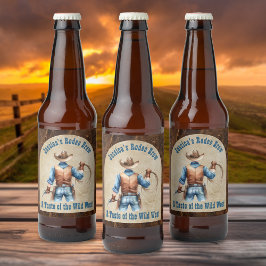 ワイルドウエストカウボーイ ビールラベル