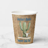 ワイルドウエストカウボーイ 紙コップ (裏面)